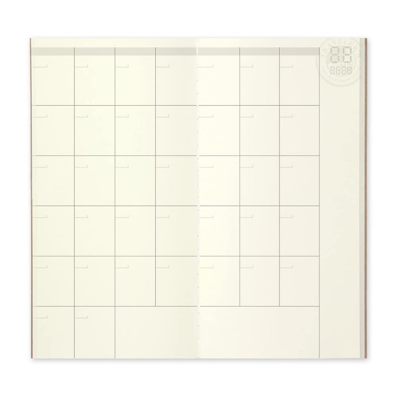 Designphil 1 X Midori Traveler's Notebook (Refill 017) Monthly Diary - Image 4